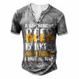A Day Without Beer Is Like Just Kidding I Have No Idea Men's Henley T-Shirt Grey