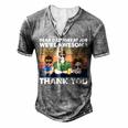 Dear Dad Great Job Were Awesome Thank You Men's Henley T-Shirt Grey