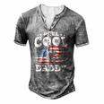 Mens For Fathers Day Tee Fishing Reel Cool Daddy Men's Henley T-Shirt Grey