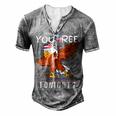Are You Free Tonight 4Th Of July American Dabbing Bald Eagle Men's Henley T-Shirt Grey