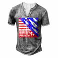 Houston I Have A Drinking Problem 4Th Of July Men's Henley T-Shirt Grey