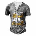 I Dont Always Drink When Im Camping Lovers Funny Camper Men's Henley Button-Down 3D Print T-shirt Grey