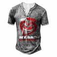 In My Memory Of My Dad Amyloidosis Awareness Men's Henley T-Shirt Grey