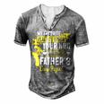 My Favorite Place Is Inside Your Hug Happy Father’S Day Pops Men's Henley Button-Down 3D Print T-shirt Grey