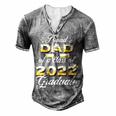 Proud Dad Of Class Of 2022 Senior Graduate Dad Men's Henley T-Shirt Grey