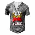 Proud Dad Of A Freakin Awesome Boxer For Boxing Dads Men's Henley T-Shirt Grey