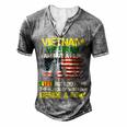Veteran Veterans Day Vietnam Veteran I Am Not A Hero But I Did Have The Honor 65 Navy Soldier Army Military Men's Henley Button-Down 3D Print T-shirt Grey