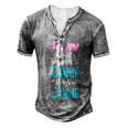 What Happens At Camp Stays At Camp Shirt Kids Camping Pink Men's Henley Button-Down 3D Print T-shirt Grey