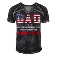 At Least You Dont Have A Liberal Child American Flag Men's Short Sleeve V-neck 3D Print Retro Tshirt Black