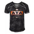 Ata Like Dad Only Cooler Tee- For An Azerbaijani Father Men's Short Sleeve V-neck 3D Print Retro Tshirt Black