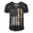 Best Bonus Dad Ever With Us American Flag Men's Short Sleeve V-neck 3D Print Retro Tshirt Black