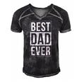 Best Dad Ever Mm0016 Men's Short Sleeve V-neck 3D Print Retro Tshirt Black