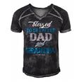 Blessed To Be Called Dad And Grandpa Funny Fathers Day Idea Men's Short Sleeve V-neck 3D Print Retro Tshirt Black Blessed To Be Called Dad And Grandpa Funny Fathers Day Idea Men's Short Sleeve V-neck 3D Print Retro Tshirt Black
