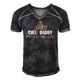 Call Of Daddy Parenting Ops Gamer Dads Funny Fathers Day Men's Short Sleeve V-neck 3D Print Retro Tshirt Black