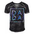 Fathers Day For New Dad Men's Short Sleeve V-neck 3D Print Retro Tshirt Black