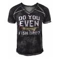 Funny Alligator Gar Fish Saying Freshwater Fishing Gift Men's Short Sleeve V-neck 3D Print Retro Tshirt Black