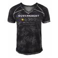 Government Very Bad Would Not Recommend Men's Short Sleeve V-neck 3D Print Retro Tshirt Black
