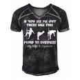 If You See Me Out There Like This Funny Fat Guy Man Husband Men's Short Sleeve V-neck 3D Print Retro Tshirt Black