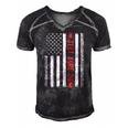Jeet Kune Do American Flag 4Th Of July Men's Short Sleeve V-neck 3D Print Retro Tshirt Black