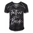 Matching Bridal Party For Family Father Of The Bride Men's Short Sleeve V-neck 3D Print Retro Tshirt Black