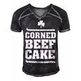 Mens Corned Beefcake Funny St Patricks Day 551 Trending Shirt Men's Short Sleeve V-neck 3D Print Retro Tshirt Black