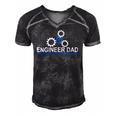 Mens Engineer Dad - Engineering Father Stem Gift For Dads Men's Short Sleeve V-neck 3D Print Retro Tshirt Black
