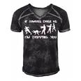 Mens If Zombies Chase Us Im Tripping You Funny Graphic Novelty Halloween T Shirt 173 Trendi Men's Short Sleeve V-neck 3D Print Retro Tshirt Black