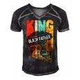 Mens Strong Black King Juneteeth African American Father Day 23 Shirt Men's Short Sleeve V-neck 3D Print Retro Tshirt Black