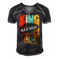 Mens Strong Black King Juneteeth African American Father Day 31 Shirt Men's Short Sleeve V-neck 3D Print Retro Tshirt Black