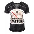 My Give A Shit Meter Is Empty Sarcastic Autocollant 393 Trending Shirt Men's Short Sleeve V-neck 3D Print Retro Tshirt Black