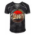 Poppy Because Grandpa Is For Old Guys V2 Men's Short Sleeve V-neck 3D Print Retro Tshirt Black