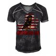 Rottweiler Dad American Flag 4Th Of July Dog Lovers Men's Short Sleeve V-neck 3D Print Retro Tshirt Black