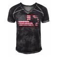 Texas 4Th Of July American Flag Usa Patriotic Men Women Men's Short Sleeve V-neck 3D Print Retro Tshirt Black