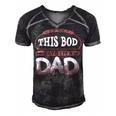 This Bod Says Im A Dad Tee Great Presents In Fathers Day 21 Shirt Men's Short Sleeve V-neck 3D Print Retro Tshirt Black