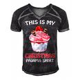 This Is My Christmas Pajama 878 Shirt Men's Short Sleeve V-neck 3D Print Retro Tshirt Black