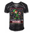 This Is My Christmas Pajama Volleyball 874 Shirt Men's Short Sleeve V-neck 3D Print Retro Tshirt Black