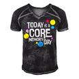 Today Is A Core Memory Day For Men Women & Kids 258 Trending Shirt Men's Short Sleeve V-neck 3D Print Retro Tshirt Black