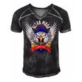 Ultra Maga Eagle Proud Ultra Maga Men's Short Sleeve V-neck 3D Print Retro Tshirt Black