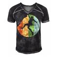 Vintage Retro Rock Climber 177 Shirt Men's Short Sleeve V-neck 3D Print Retro Tshirt Black