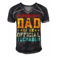 Vintage Thirteen Retro Proud Dad Of An 544 Shirt Men's Short Sleeve V-neck 3D Print Retro Tshirt Black