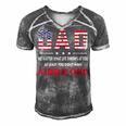 At Least You Dont Have A Liberal Child American Flag Men's Short Sleeve V-neck 3D Print Retro Tshirt Grey