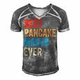 Best Pancake Maker Ever Baking For Baker Dad Or Mom Men's Short Sleeve V-neck 3D Print Retro Tshirt Grey