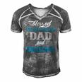 Blessed To Be Called Dad And Grandpa Funny Fathers Day Idea Men's Short Sleeve V-neck 3D Print Retro Tshirt Grey Blessed To Be Called Dad And Grandpa Funny Fathers Day Idea Men's Short Sleeve V-neck 3D Print Retro Tshirt Grey