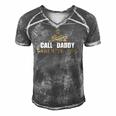 Call Of Daddy Parenting Ops Gamer Dads Funny Fathers Day Men's Short Sleeve V-neck 3D Print Retro Tshirt Grey