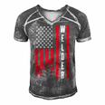 Cool Welding Us Flag Art For Men Women Welder Welding Lover Men's Short Sleeve V-neck 3D Print Retro Tshirt Grey