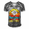 Fathers Day For Dad Jokes Funny Dad For Men Men's Short Sleeve V-neck 3D Print Retro Tshirt Grey