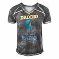 Funny Daddio Of The Patio Fathers Day Bbq Grill Dad Men's Short Sleeve V-neck 3D Print Retro Tshirt Grey