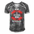 Funny Fathers Day Grandpa Being Papa Is Priceless Fun Men's Short Sleeve V-neck 3D Print Retro Tshirt Grey