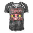 If I Wanted The Government In My Uterus Feminist Men's Short Sleeve V-neck 3D Print Retro Tshirt Grey