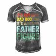 Its Not A Dad Bod Its A Father Figure Men Funny Vintage Men's Short Sleeve V-neck 3D Print Retro Tshirt Grey